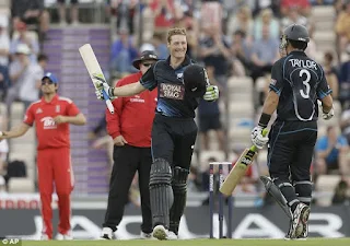 Martin Guptill 189* - Jonathan Trott 109* - England vs New Zealand 2nd ODI 2013 Highlights