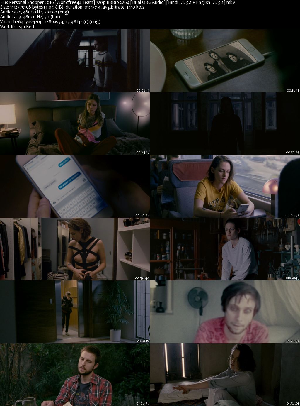 Personal Shopper 2016 BRRip 720p Dual Audio