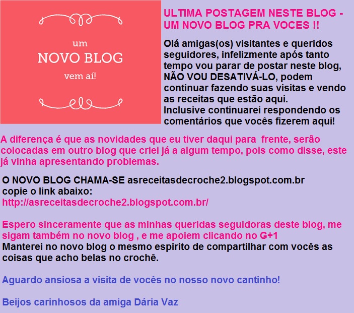 ULTIMA POSTAGEM NESTE BLOG - 5/12/15