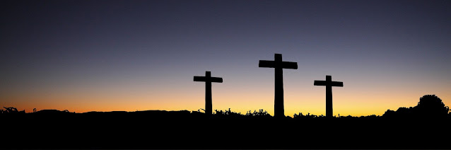 3 crosses at sunrise
