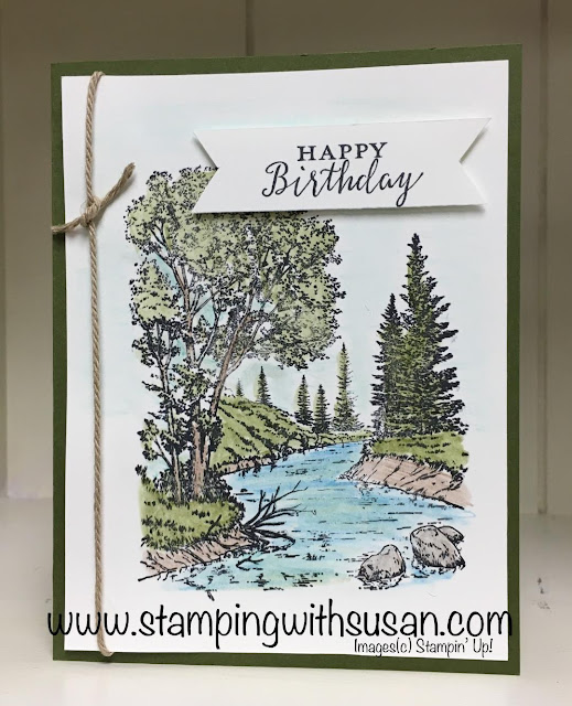 Stampin' Up! Peaceful Place, Detailed with love, Watercolor Pencils