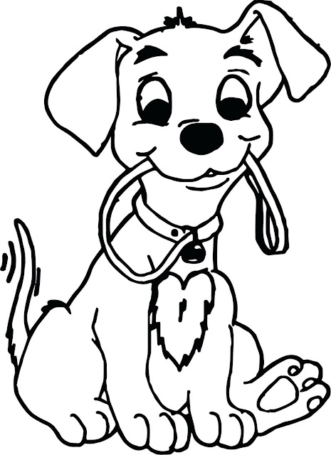 Top 5 Free and Easy Funny Dog Coloring Pages