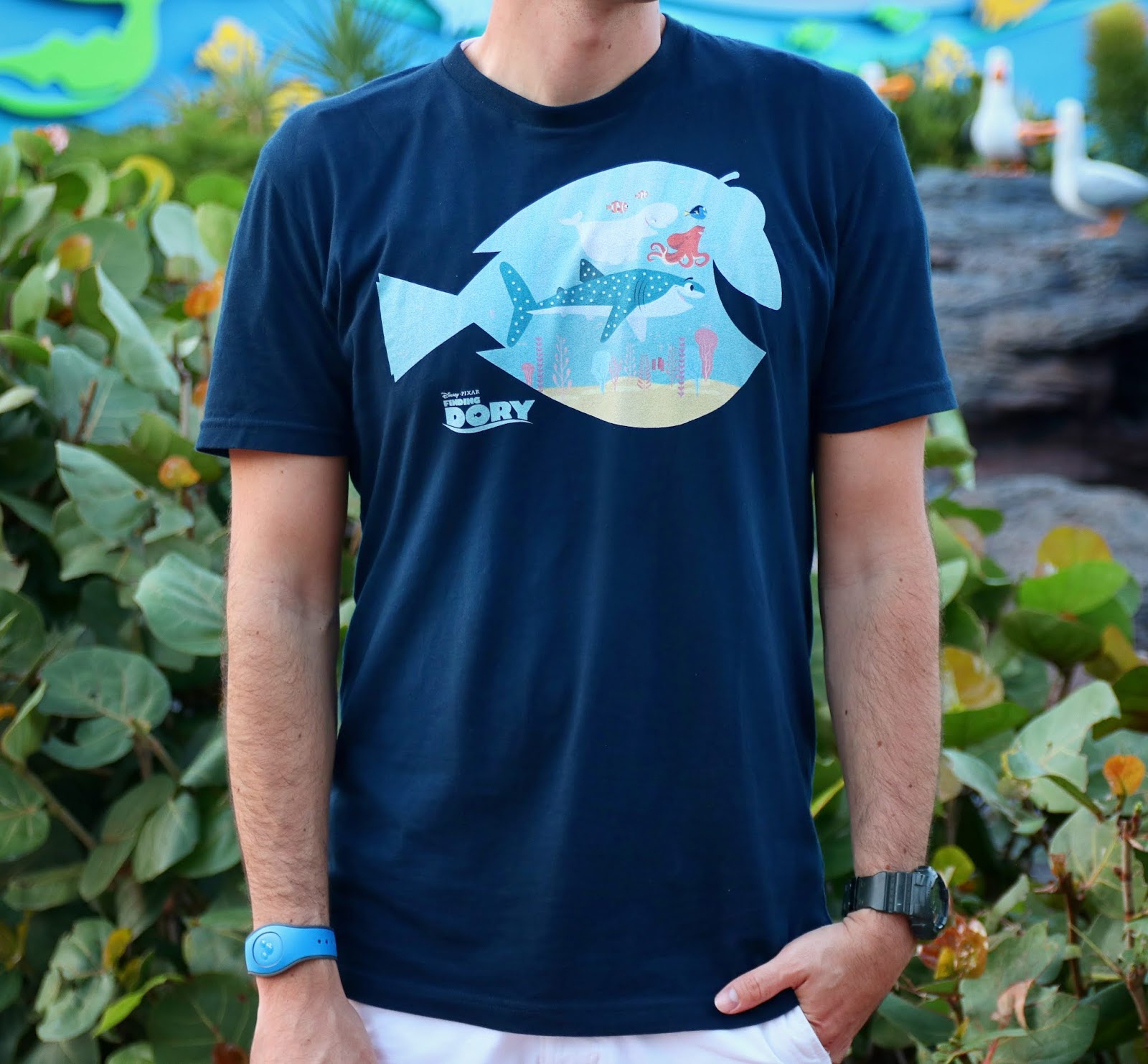 Finding Dory Womens Fish Frame T-Shirt