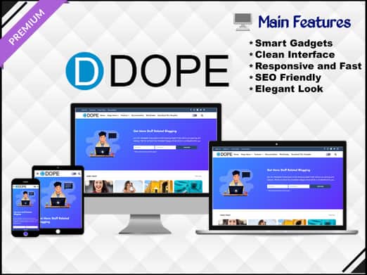 Dope - Creative & Responsive Blogger Template - Blogger Template 2023