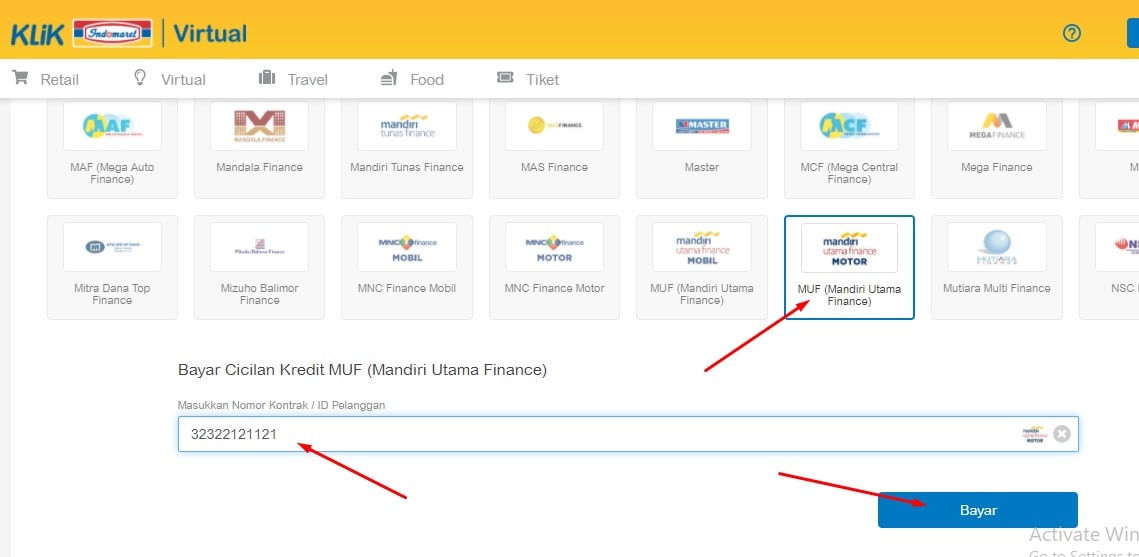SuperPraktis! Cara Cek Angsuran MUF (Mandiri Utama Finance