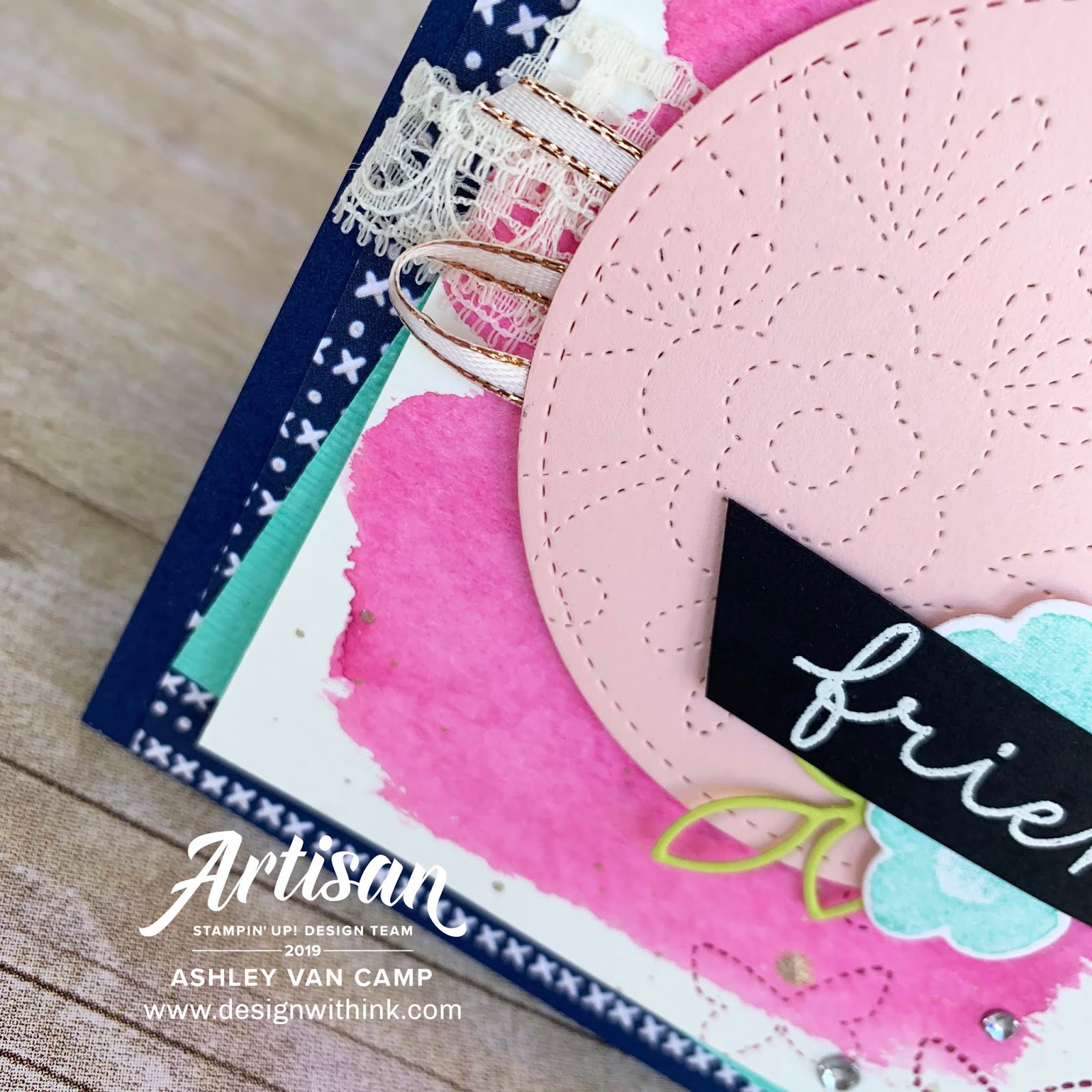 Design With Ink It's a Needlepoint Nook Day! with Stampin' Up! Artisan