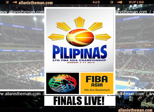 FIBA Asia Championship 2013: FINALS Live Game