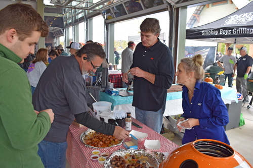 Harold Stockburger is the organizer of the 2019 Scenic City Eggfest.  Pictured in grey shirt.