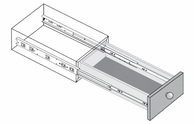 Ray trượt giảm chấn 300mm