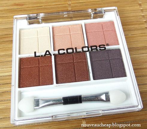 Review: NEW L.A. Colors 6-Color Eyeshadow Palette in Haute | Nouveau Cheap
