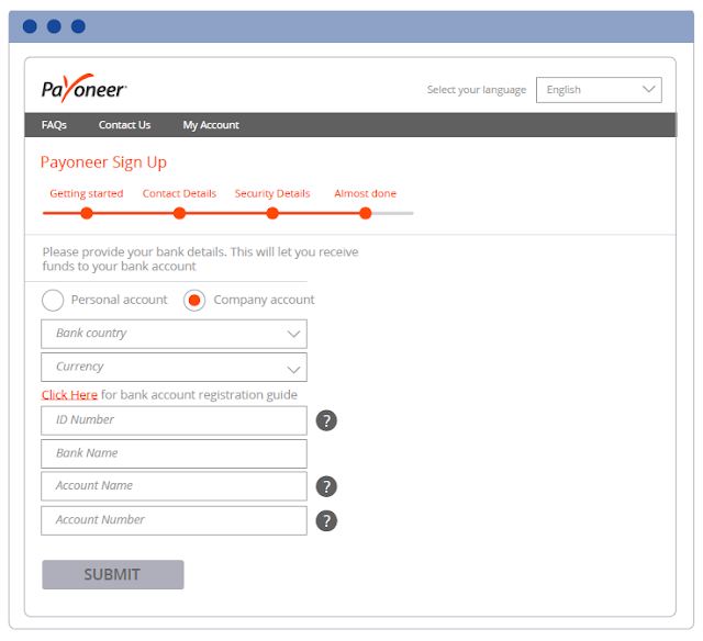 Get Paid Online With Payoneer