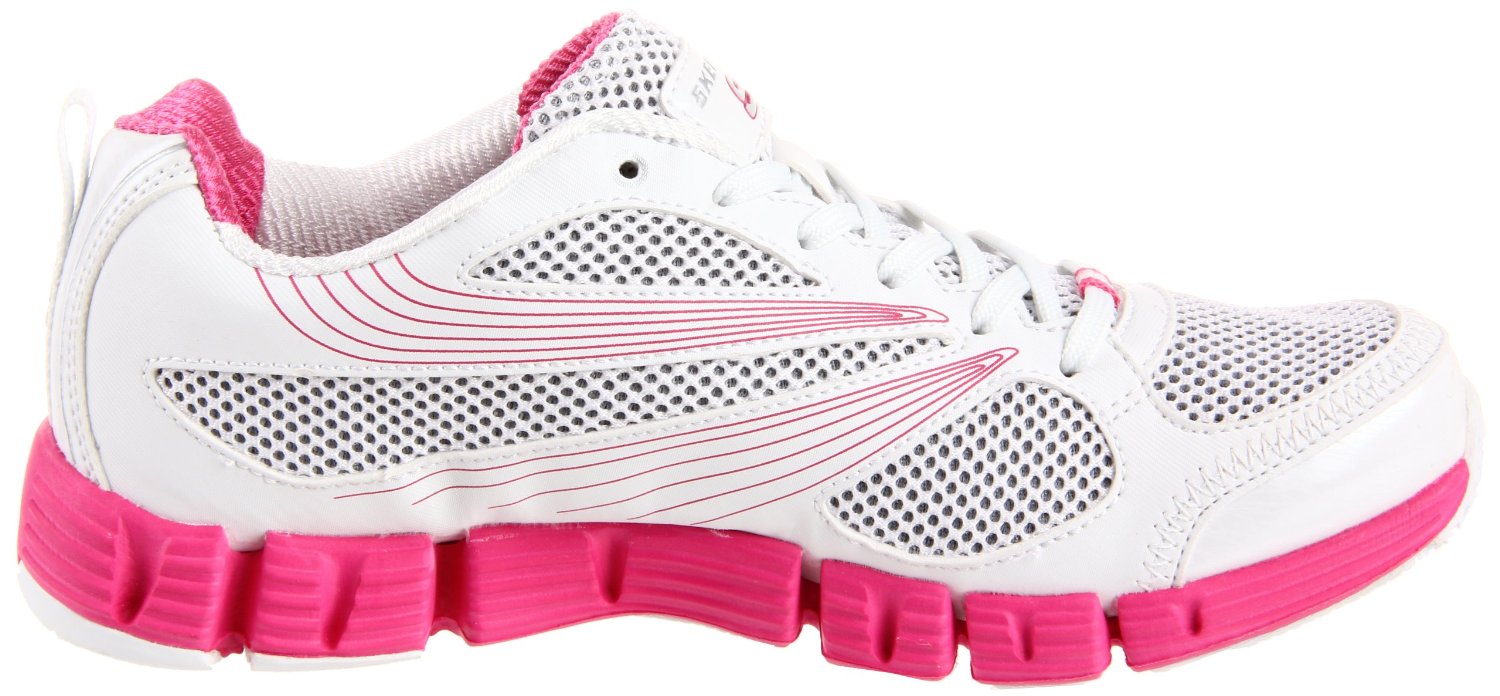 Skechers Women's Stride Fashion Sneaker White Pink ...