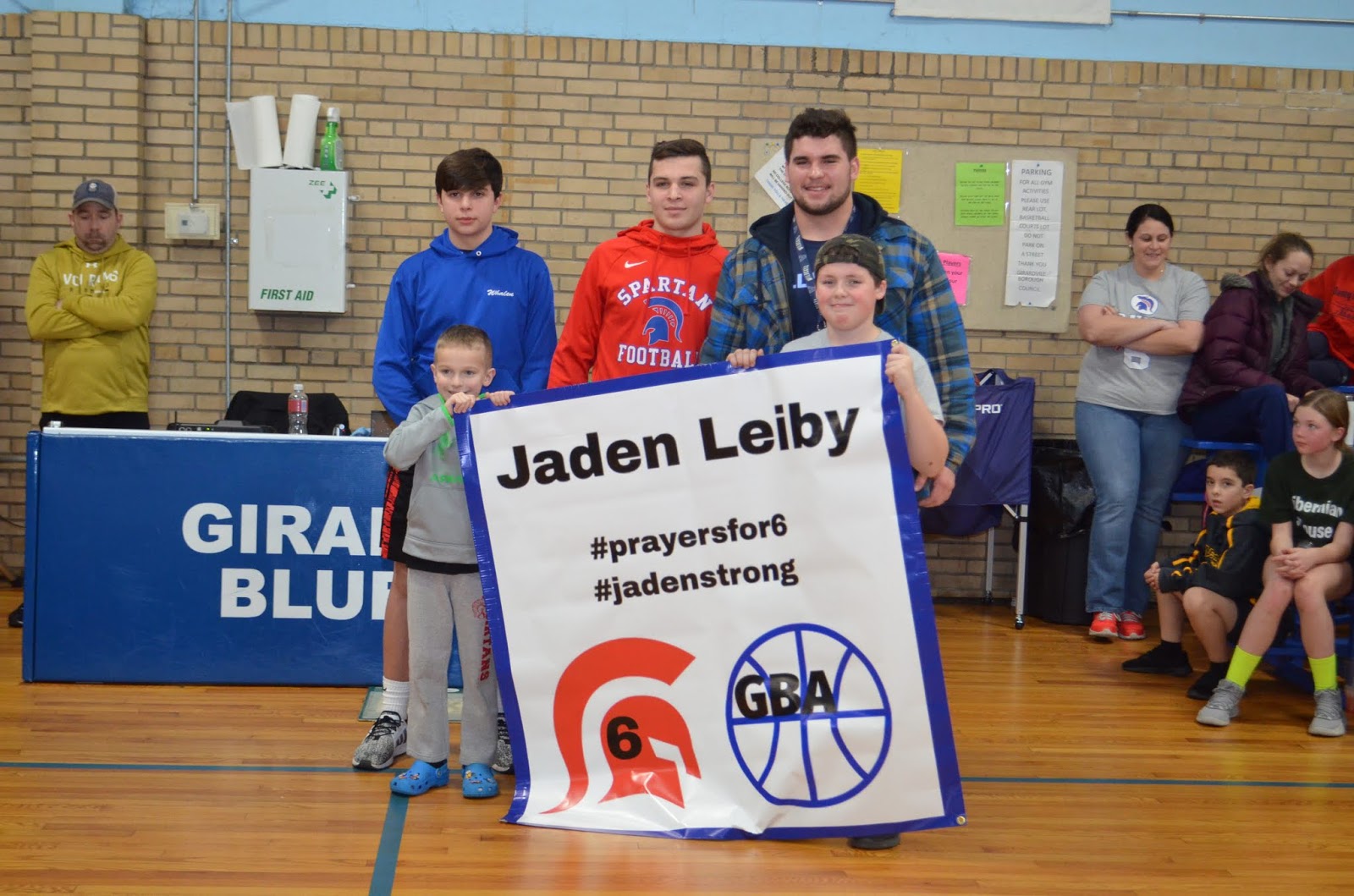 Girardville Basketball Association Honors Late Senator Rhoades and Jaden Leiby