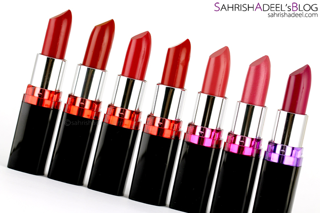 Color Show Lipsticks by Maybelline - Review & Swatches