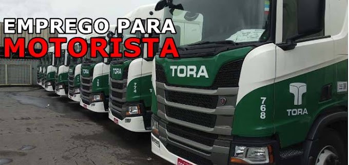 Transportadora Tora abre vagas para carreteiro 