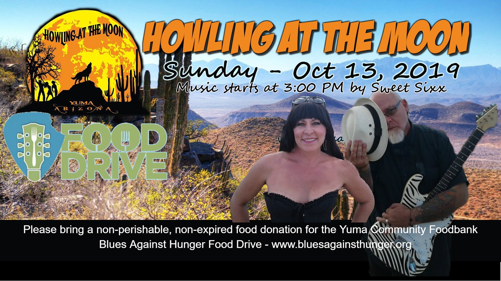 Howling at the Moon in Yuma! ‎ Blues Against Hunger Society