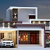 1205 sq-ft 2 bedroom flat roof style modern home