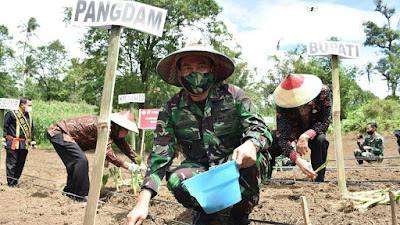 Pangdam XIII Merdeka Hadiri Acara Pencanangan Kampung Tangguh Nusantara