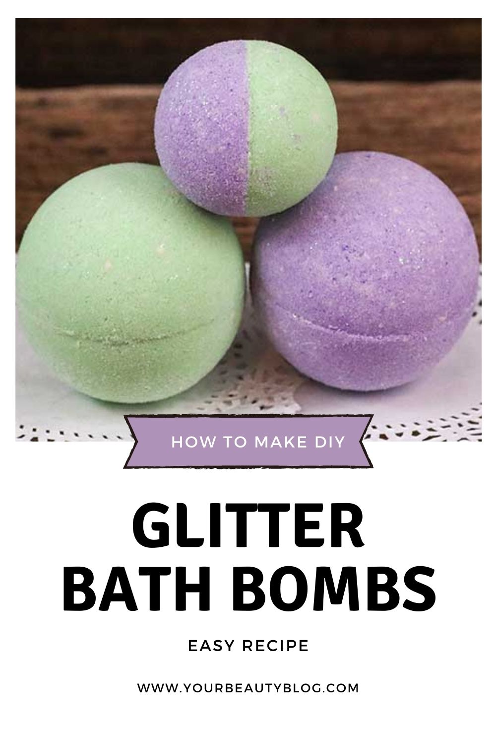 How to Make a Glitter Bath Bomb Recipe Everything Pretty