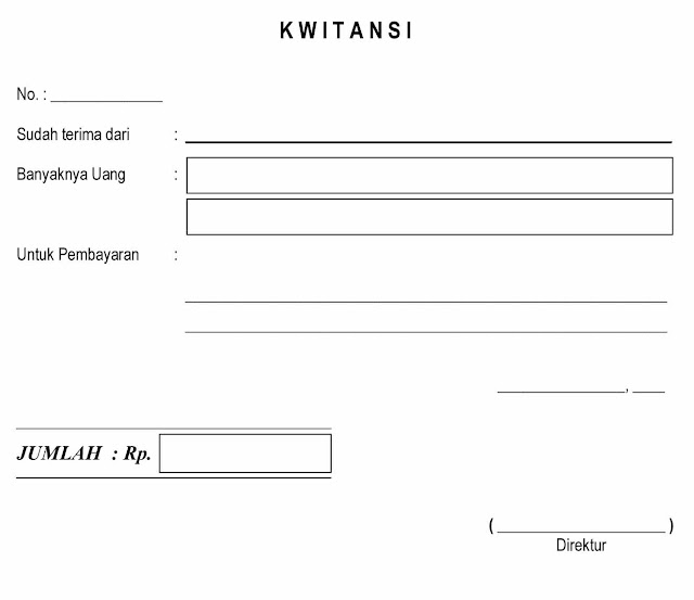 Contoh Kwitansi Contoh Faktur, Surat Jalan dan Kwitansi Barang