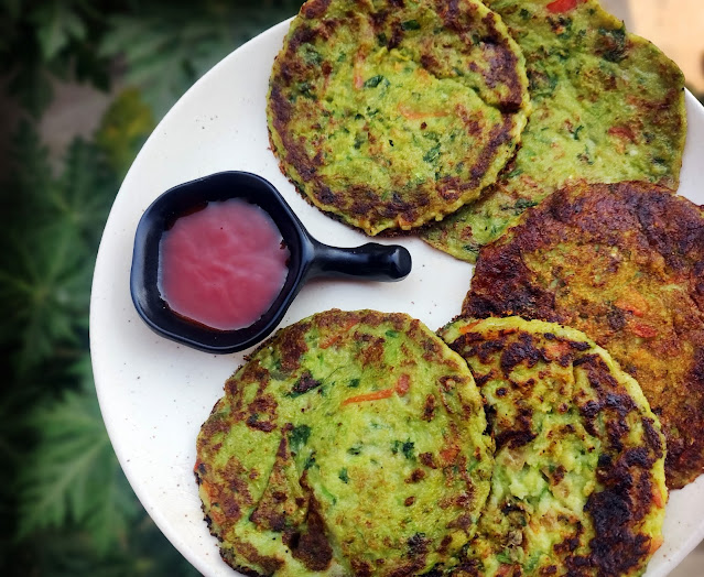 Green Peas And Veggies Pancake: Recipe With Step By Step Pictures