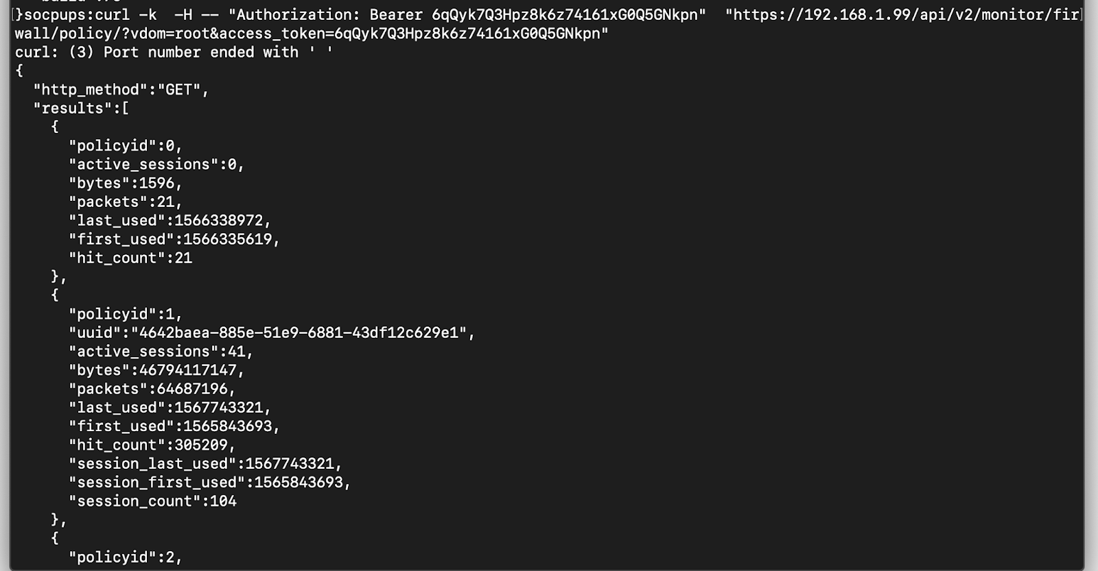 Ken Felix Security Blog: Howto Use FortiOS api-user