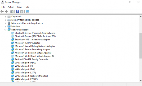 Adaptadores virtuales