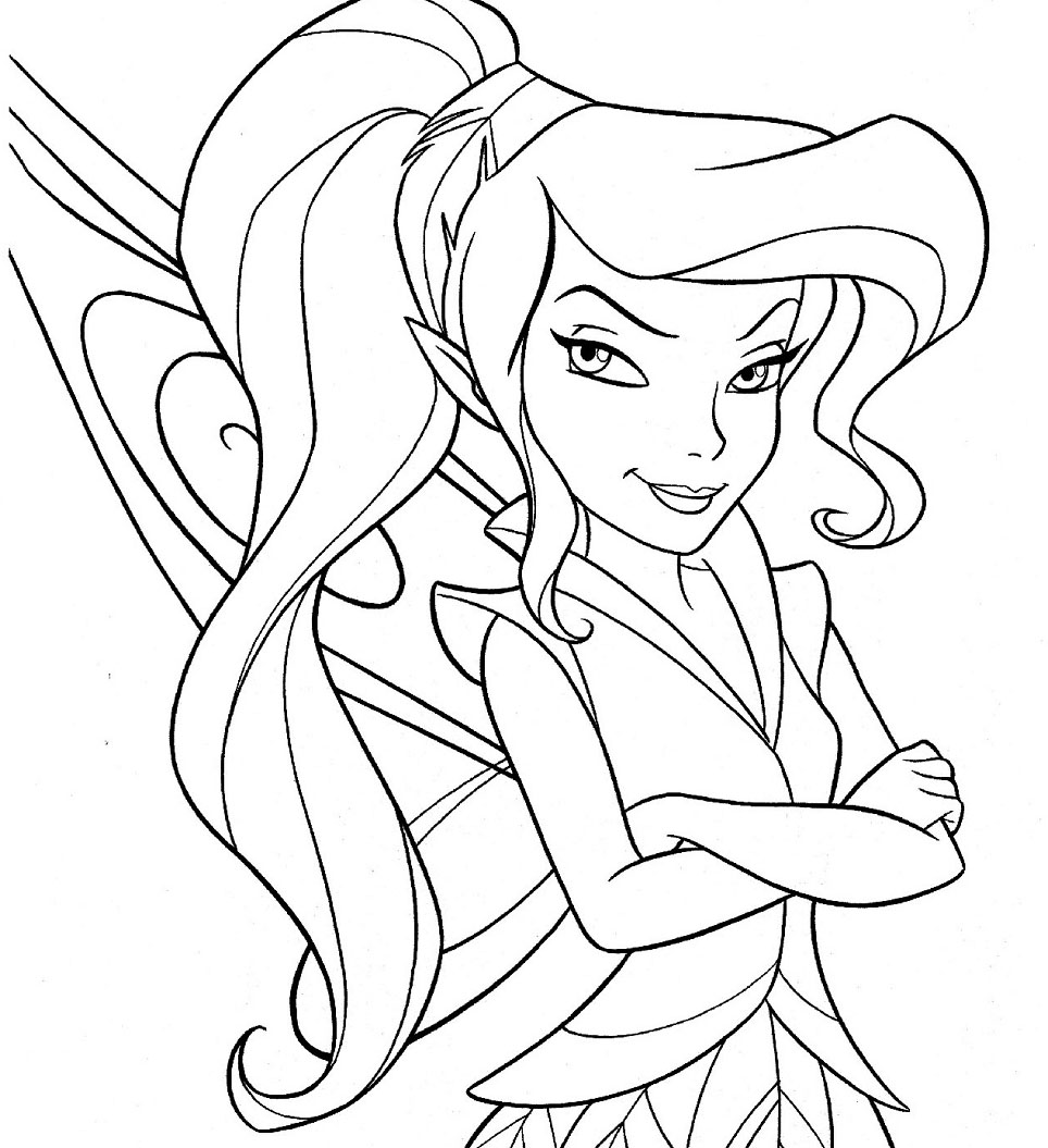 walt disney fairies coloring pages - photo #23