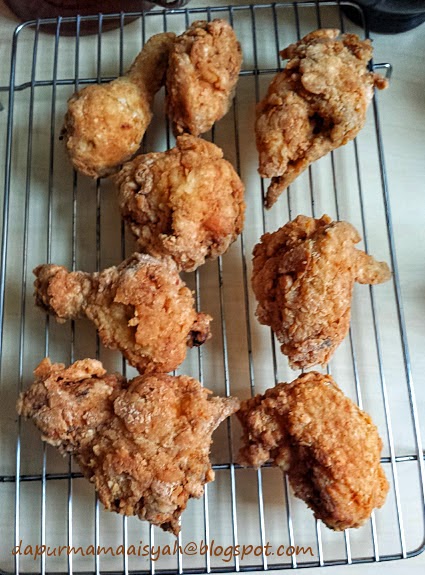 Dapur Mama Aisyah: Crispy Crunchy Fried Chicken / Ayam 