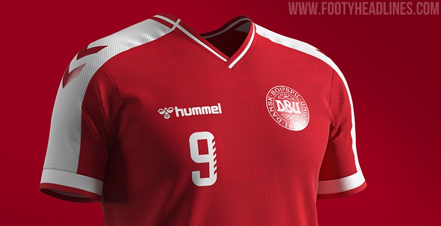 Denmark Euro 2020 Concept Home Kit - Hummel Denmark Kits Still Not ...