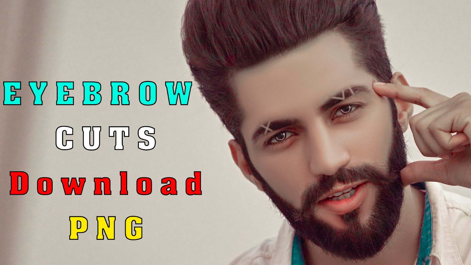 Eyebrow Cuts in Adobe Editing Eyebrow Slits for Boys in