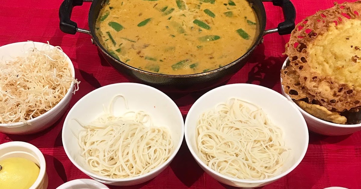 Recipe : Manglorean Burmese Khow Suey / Ohn No Khao Swe (Vegan Option)