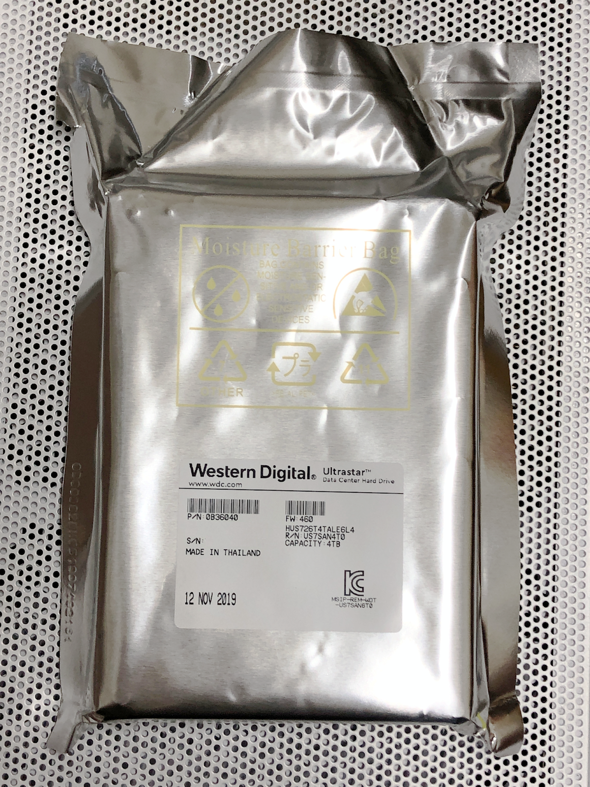 Western Digital 6TB DC HC310 約20000時間起動 Western Digital