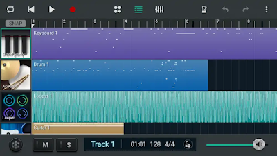 تطبيق Soundcamp للأندرويد للتسجيل الصوتي وصناعة الموسيقى