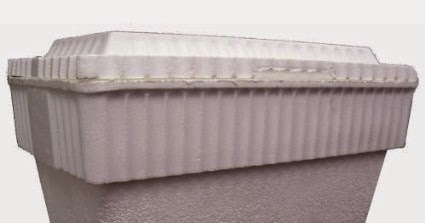 styrofoam cooler