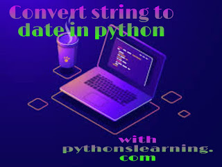 convert string to date in python