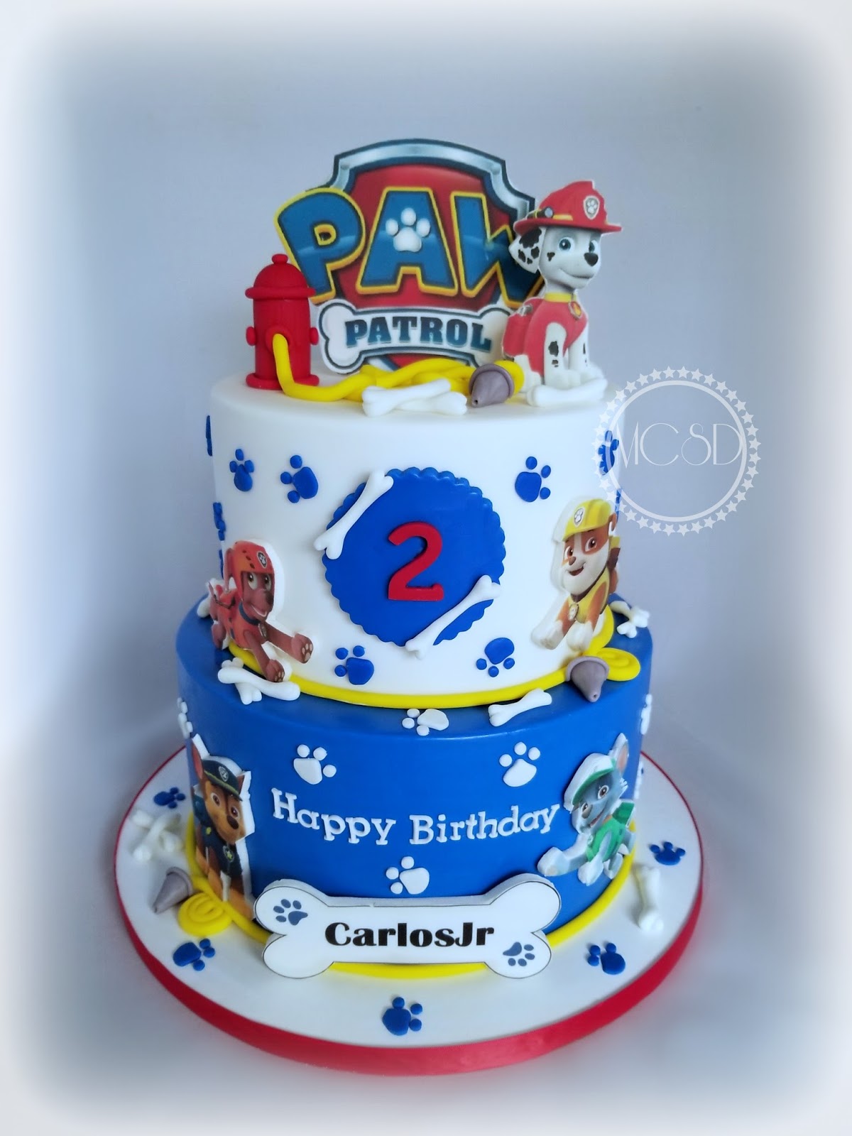 Cakes By Zana: Paw Birthday Cake