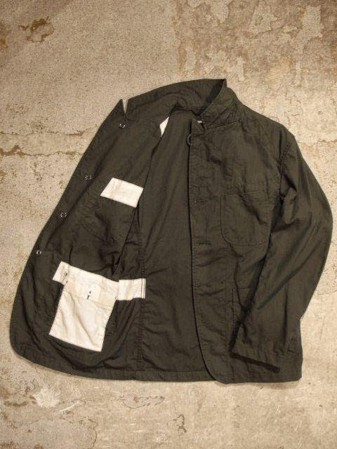 Engineered Garments Bedford Jacket in Olive Cotton Ripstop Spring/Summer 2015 SUNRISE MARKET