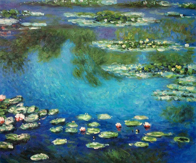 Lukisan Monet 'Lily Air'