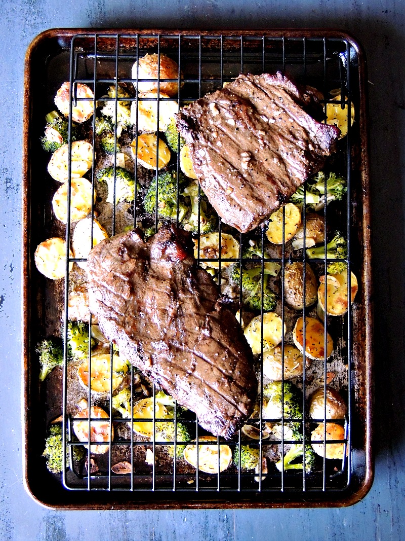 Sheet Pan Steak with Potatoes and Broccoli Bobbi's Kozy Kitchen