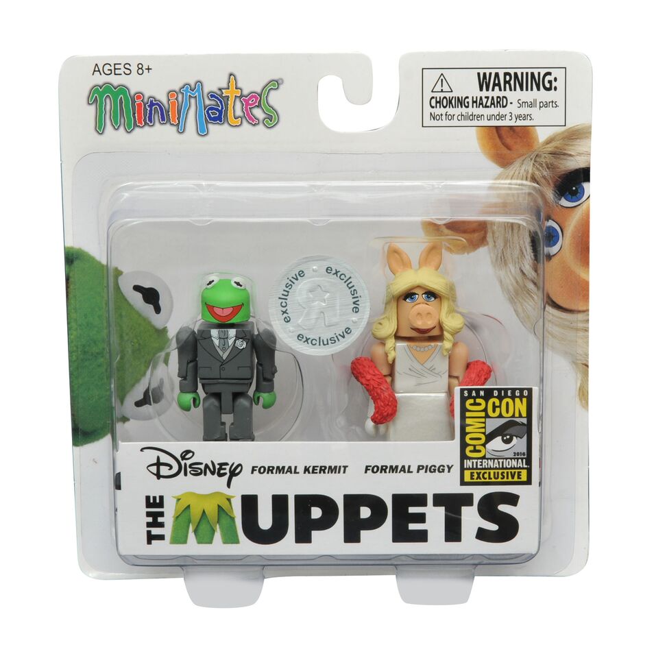 The Muppets Minimates SDCC Toys R Us Exclusive Formal Kermit & Formal Piggy 