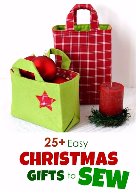 DIY Christmas presents to sew - more than 25 beautiful beginner sewing projects and patterns you can use to make your own Christmas gifts. Start sewing your Christmas presents now!