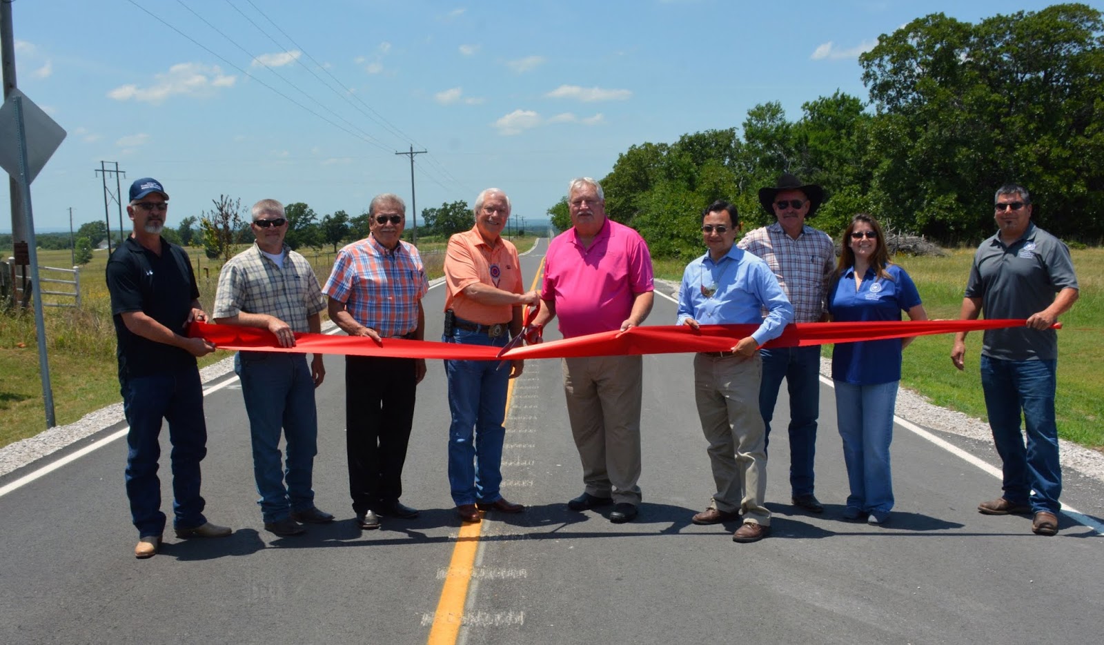 KXMX Local News Moonshine Road Dedicated After Major Overlay Project