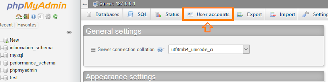change phpmyadmin root password change phpmyadmin root password