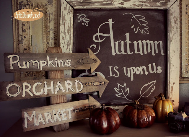 ART IS BEAUTY: Autumn Rustic Arrow Decor made from Salvage and ...