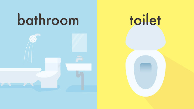 bathroom と toilet の違い