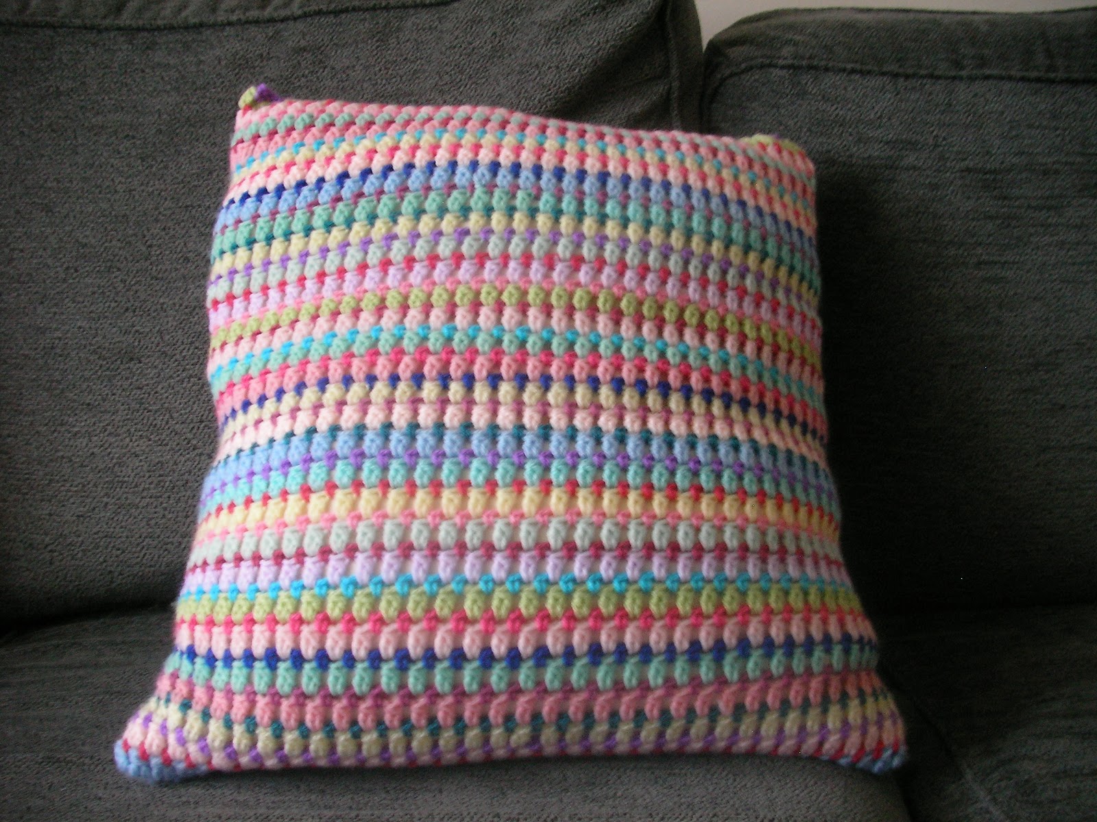 Christine65 Three Crocheted Cushions