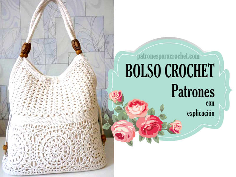 Bolso a crochet a paso con patrones 🥰