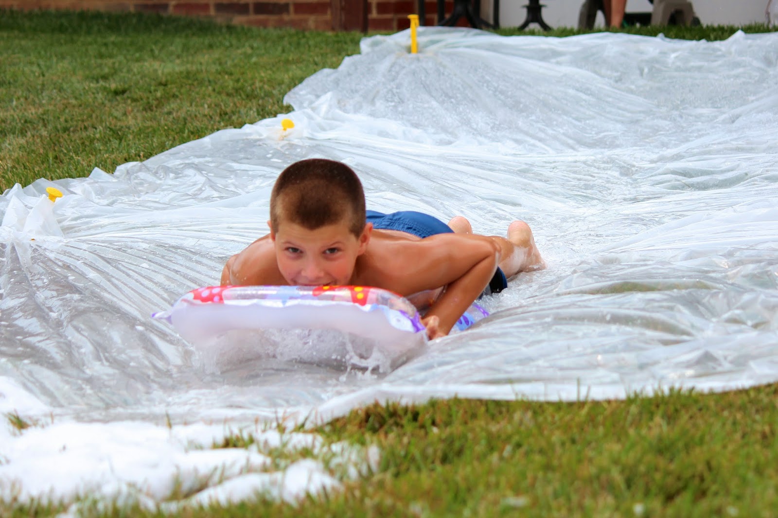 Bolling With 5 Homemade Slip&Slide