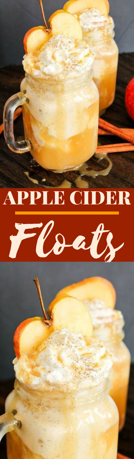 Apple Cider Floats #drinks #fall